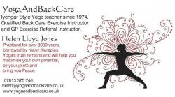 YogaAndBackCare - Contact Me